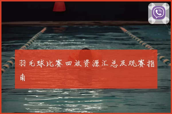 羽毛球比赛回放资源汇总及观赛指南