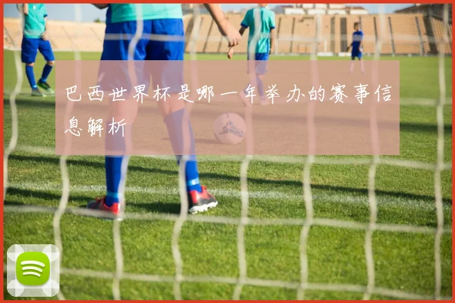 巴西世界杯是哪一年举办的赛事信息解析
