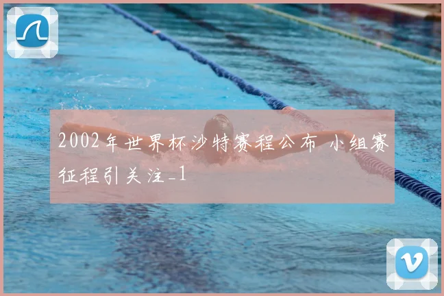 2002年世界杯沙特赛程公布 小组赛征程引关注_1