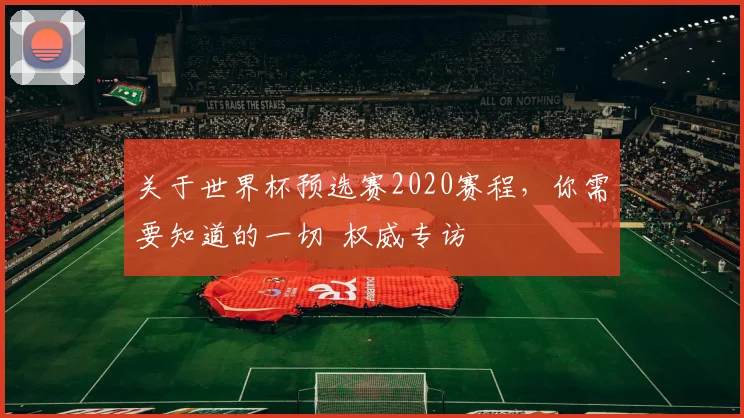 关于世界杯预选赛2020赛程,你需要知道的一切 权威专访